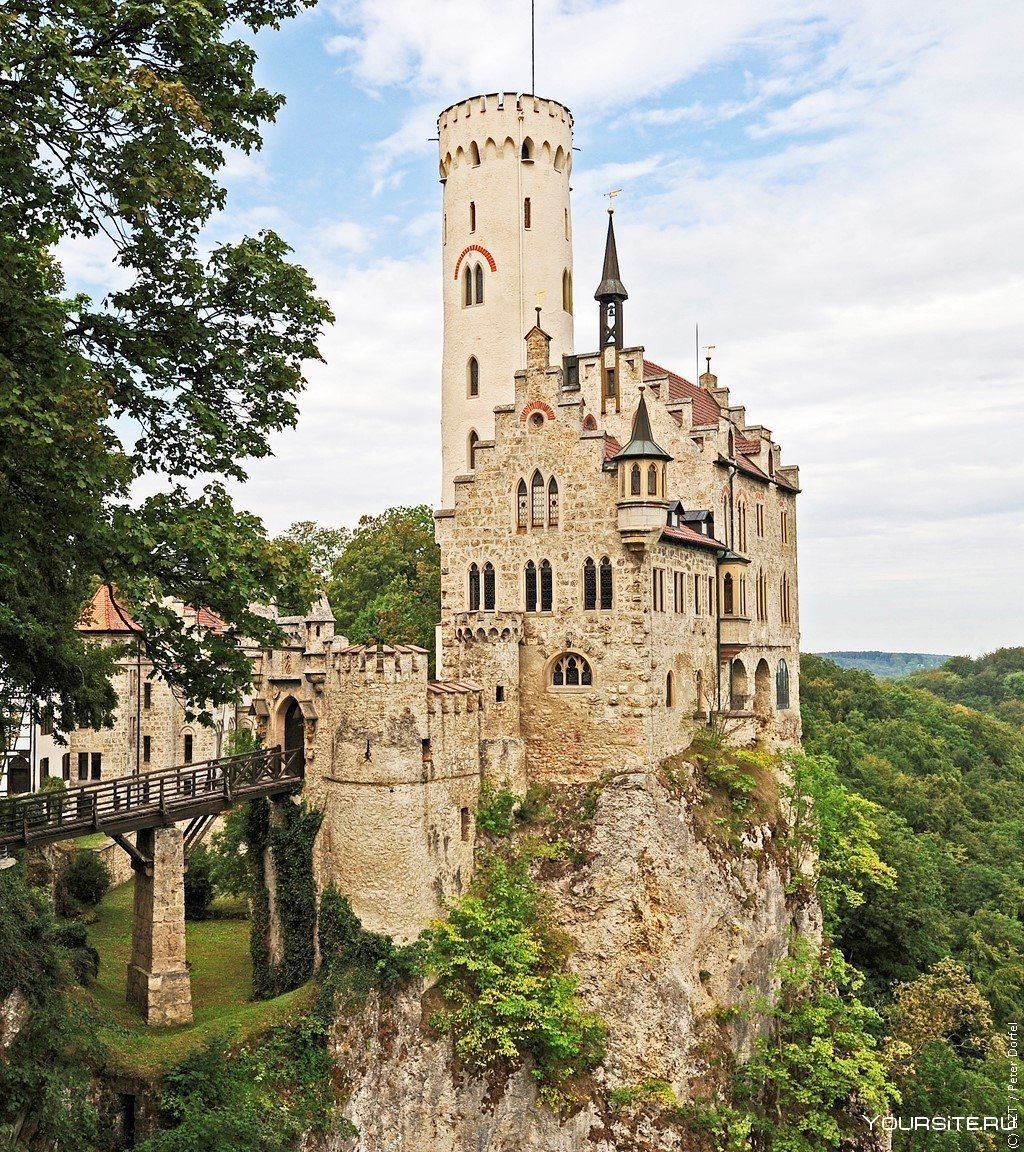 Замок Лихтенштейн Германия план