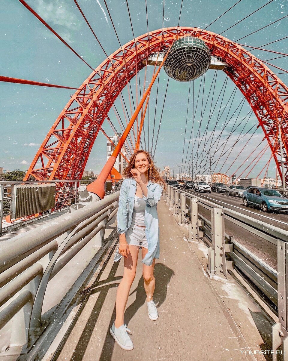 Живописный мост в Москве смотровая