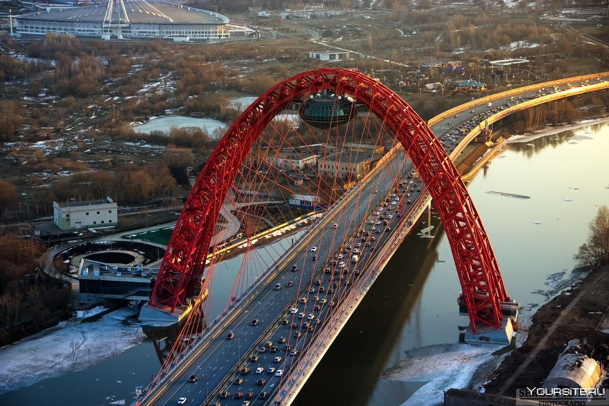 Вантовый мост в Москве
