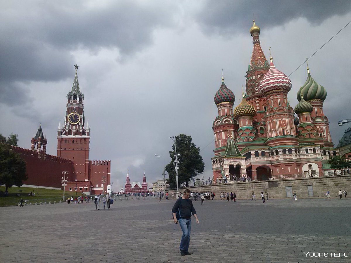 Центр Москвы возле красной площади