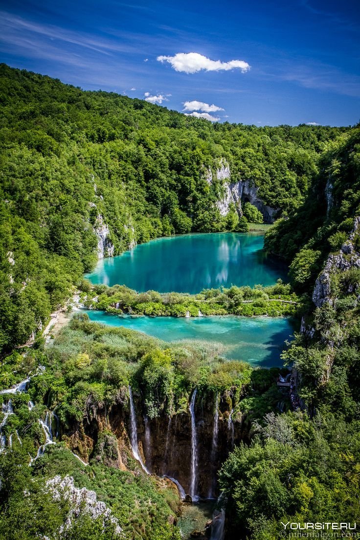 Водопады Хорватии Плитвицкие