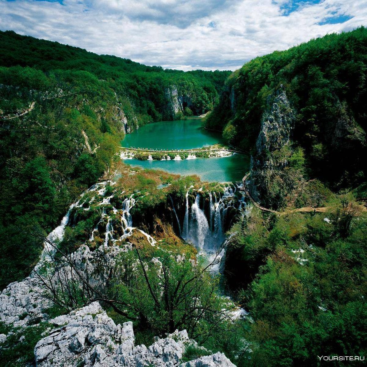 Плитвицкие озёра Хорватия природа