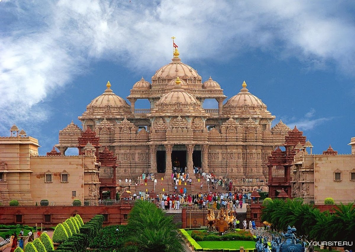 Индуистский храм Акшардхам в Дели