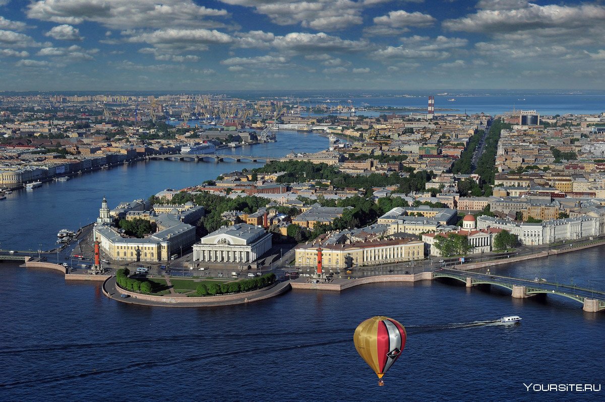 васильевский остров санкт петербург с высоты птичьего полета