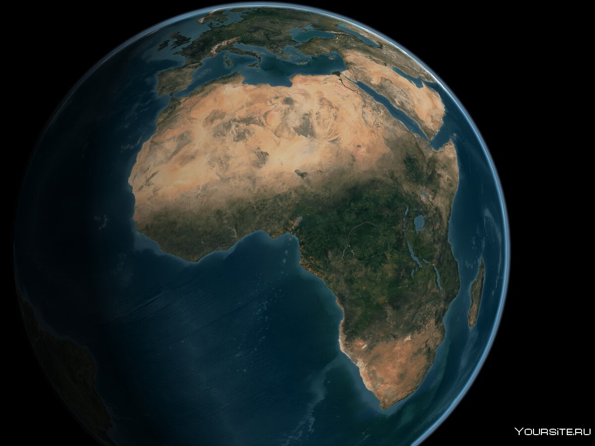 Африка снимок из космоса