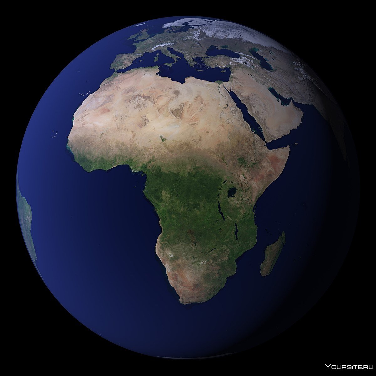 Африка из космоса