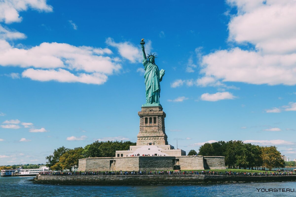 статуя свободы нью йорк википедия