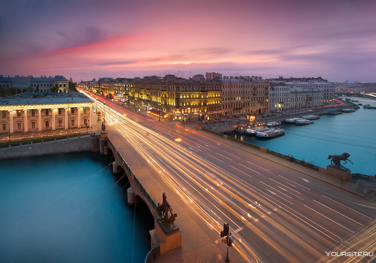 Разводные мосты в Санкт-Петербурге Дворцовый