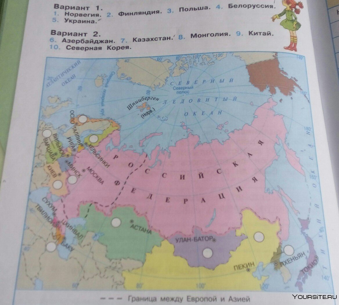 Перечислить все страны россии