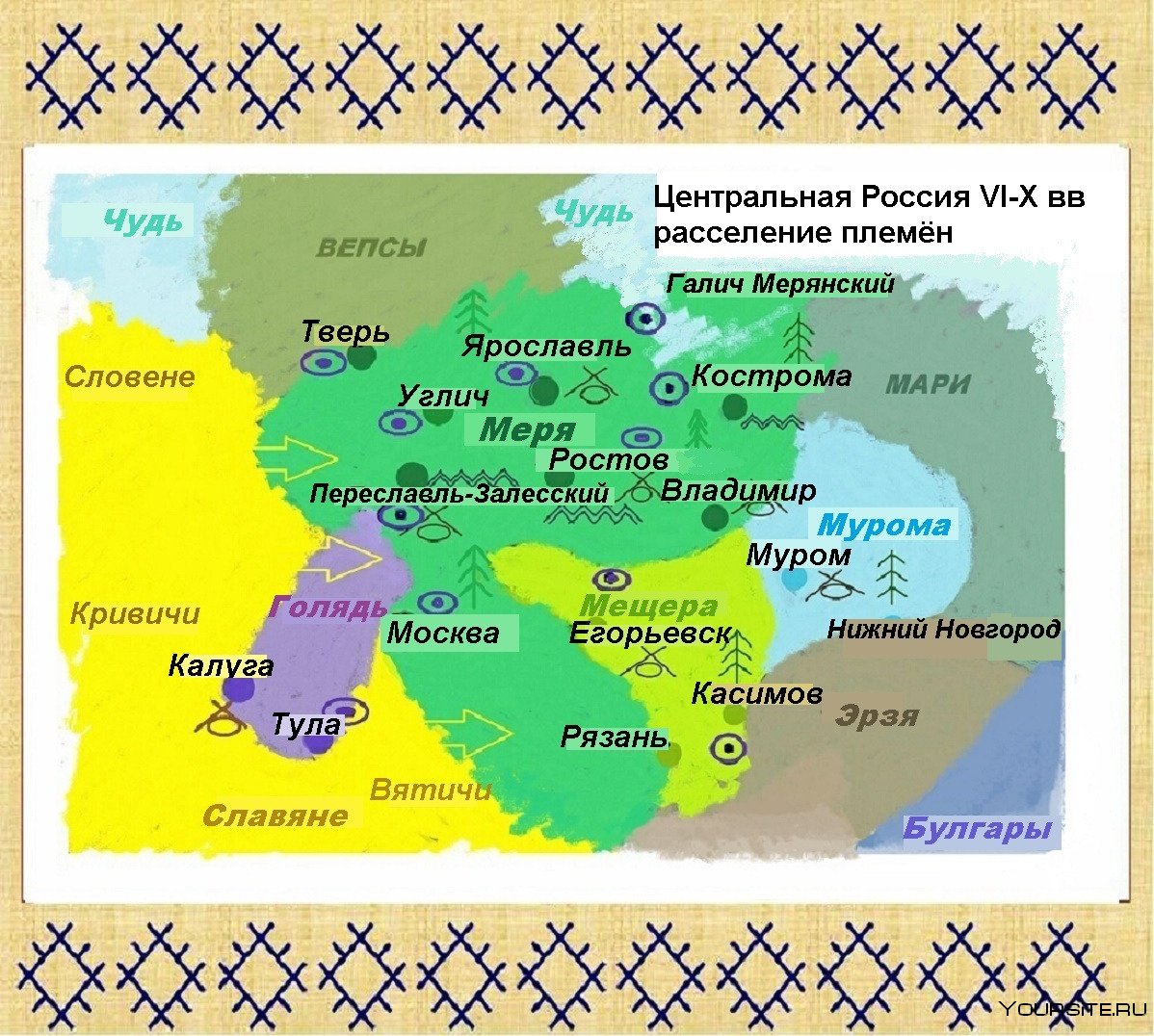 Контурная карта Евразийского экономического Союза