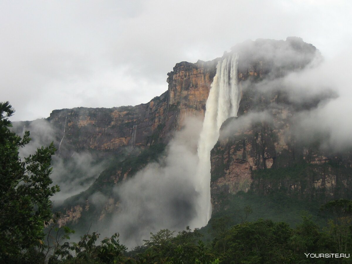 Венесуэла достопримечательности водопад Анхель
