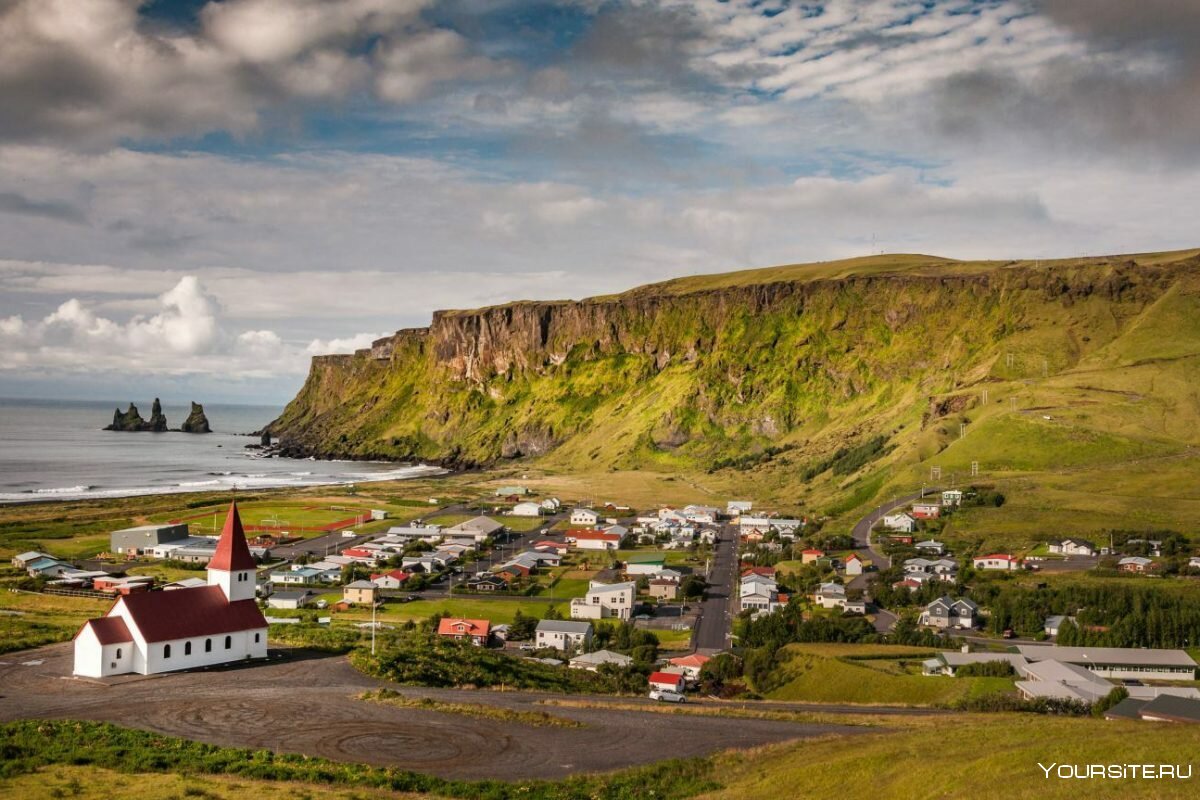 Город Вик Исландия