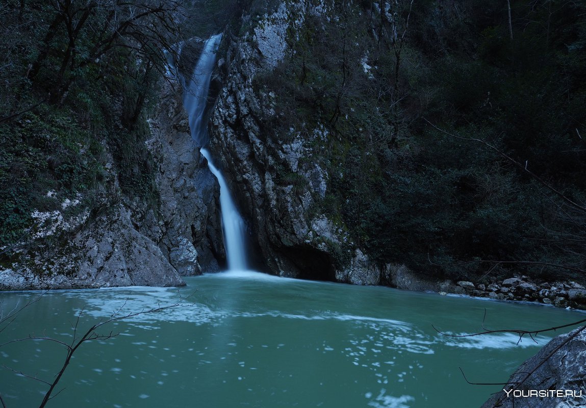 Агурские водопады Чечня