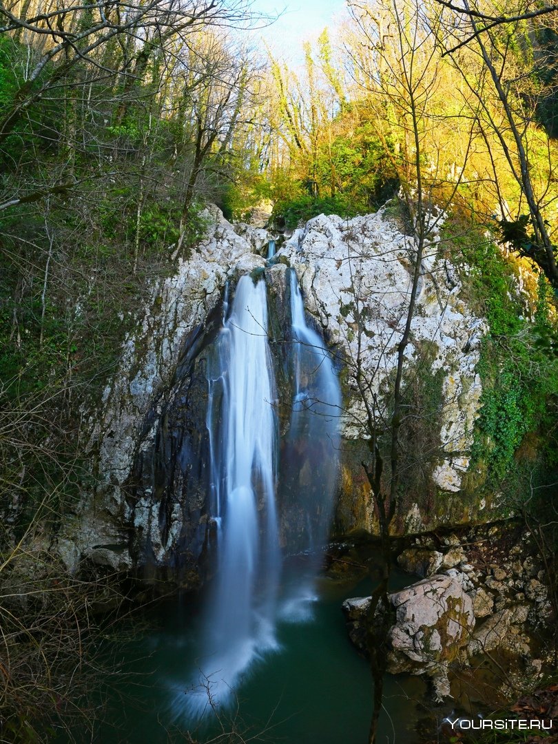 Сочи водопады Агурские водопады