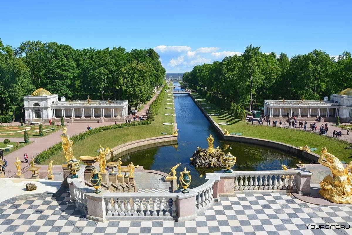 Петергоф дворец парк