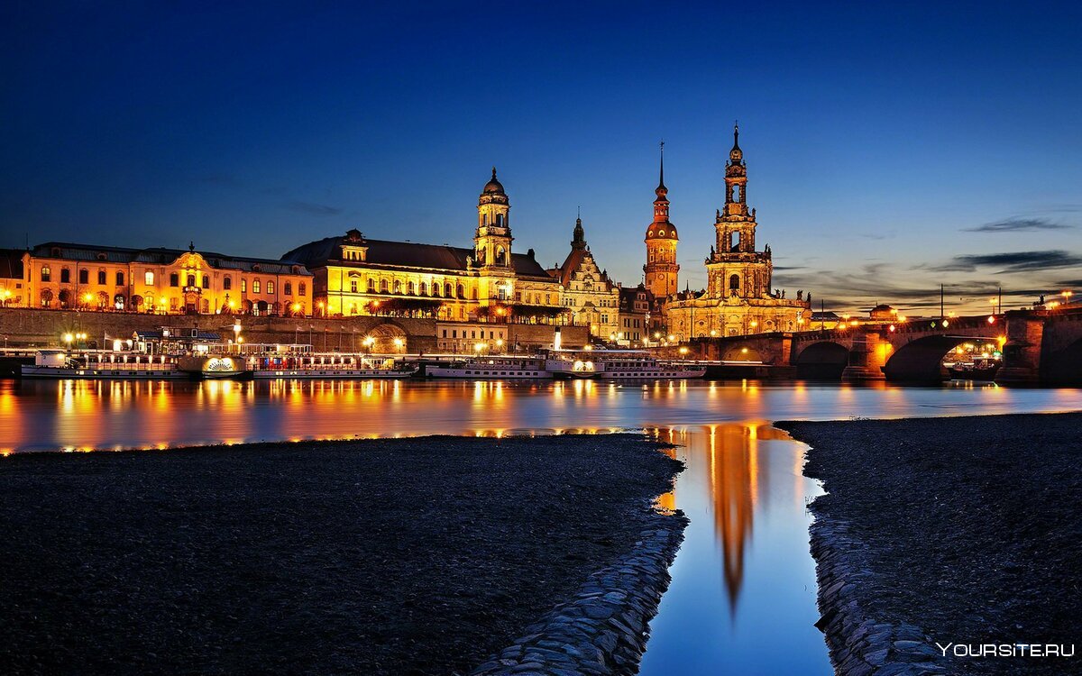 Дрезден вид с реки