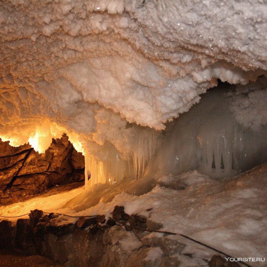 Кунгурская Ледяная пещера гроты