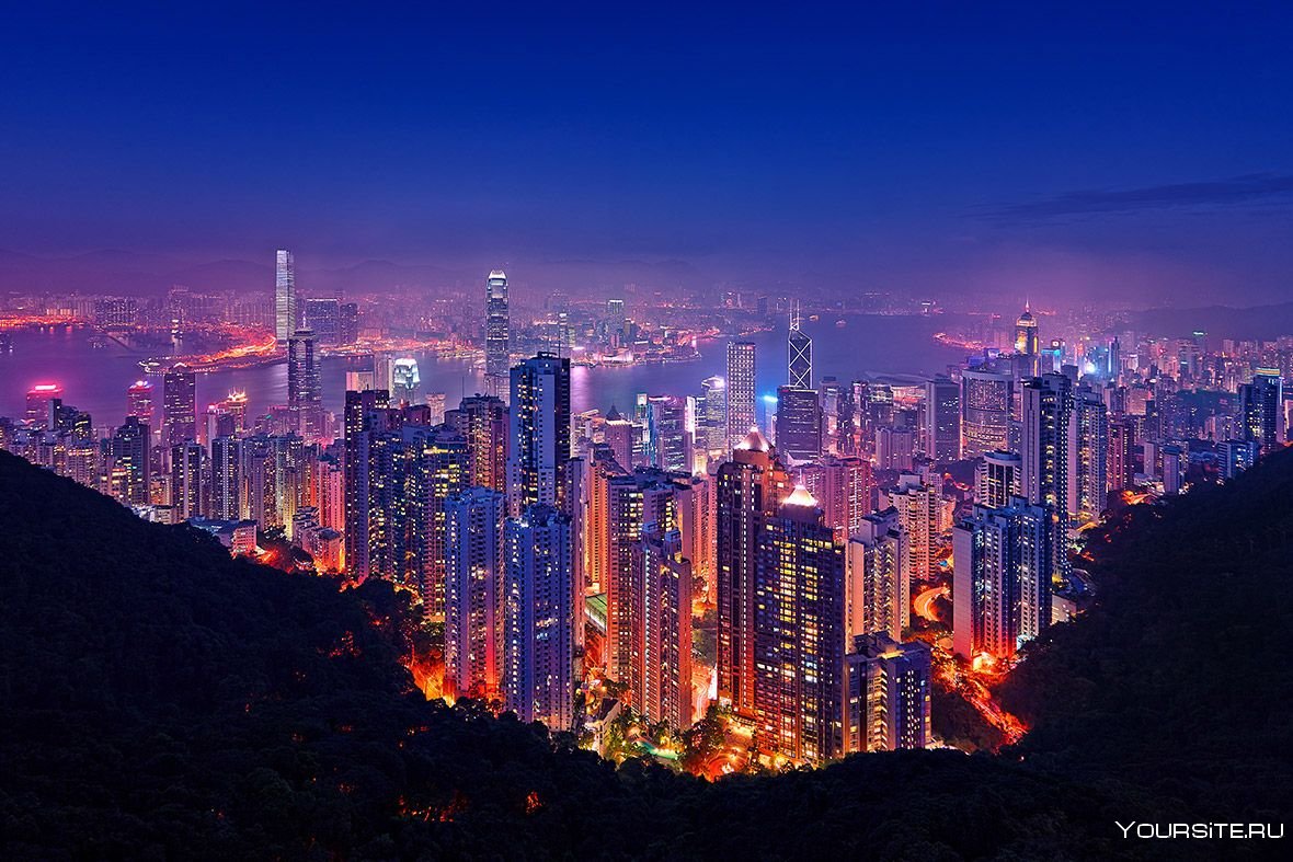 Гонг Конг горы город