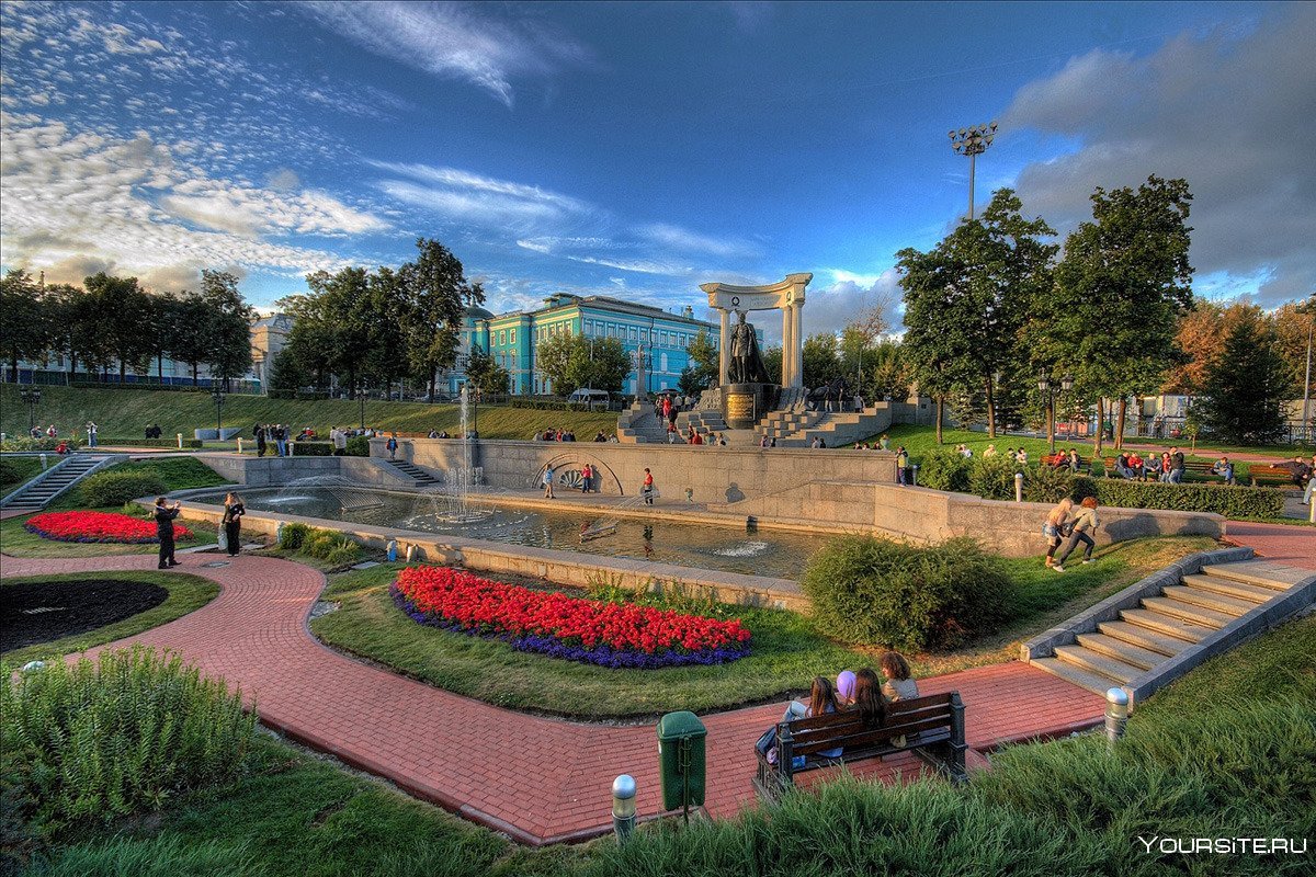 Москва , парк сквер