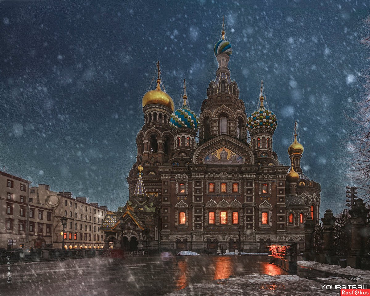 Рождество храм Спаса на крови в Санкт-Петербурге