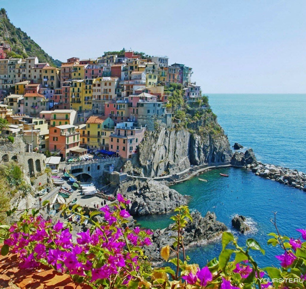 Прибрежный городок Италия