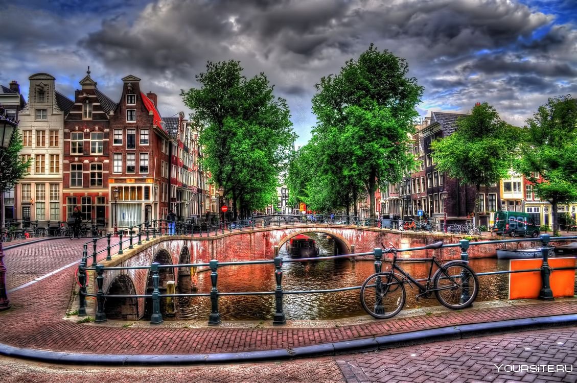 Нидерланды Амстердам Роттердам