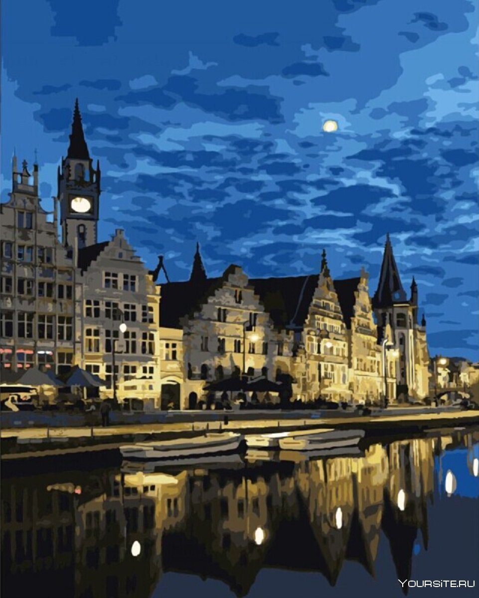 Город Гент Бельгия фото