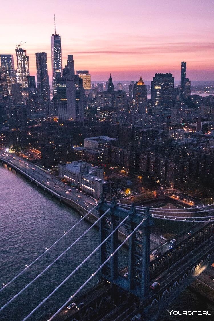 Вид на Манхэттен с Бруклина