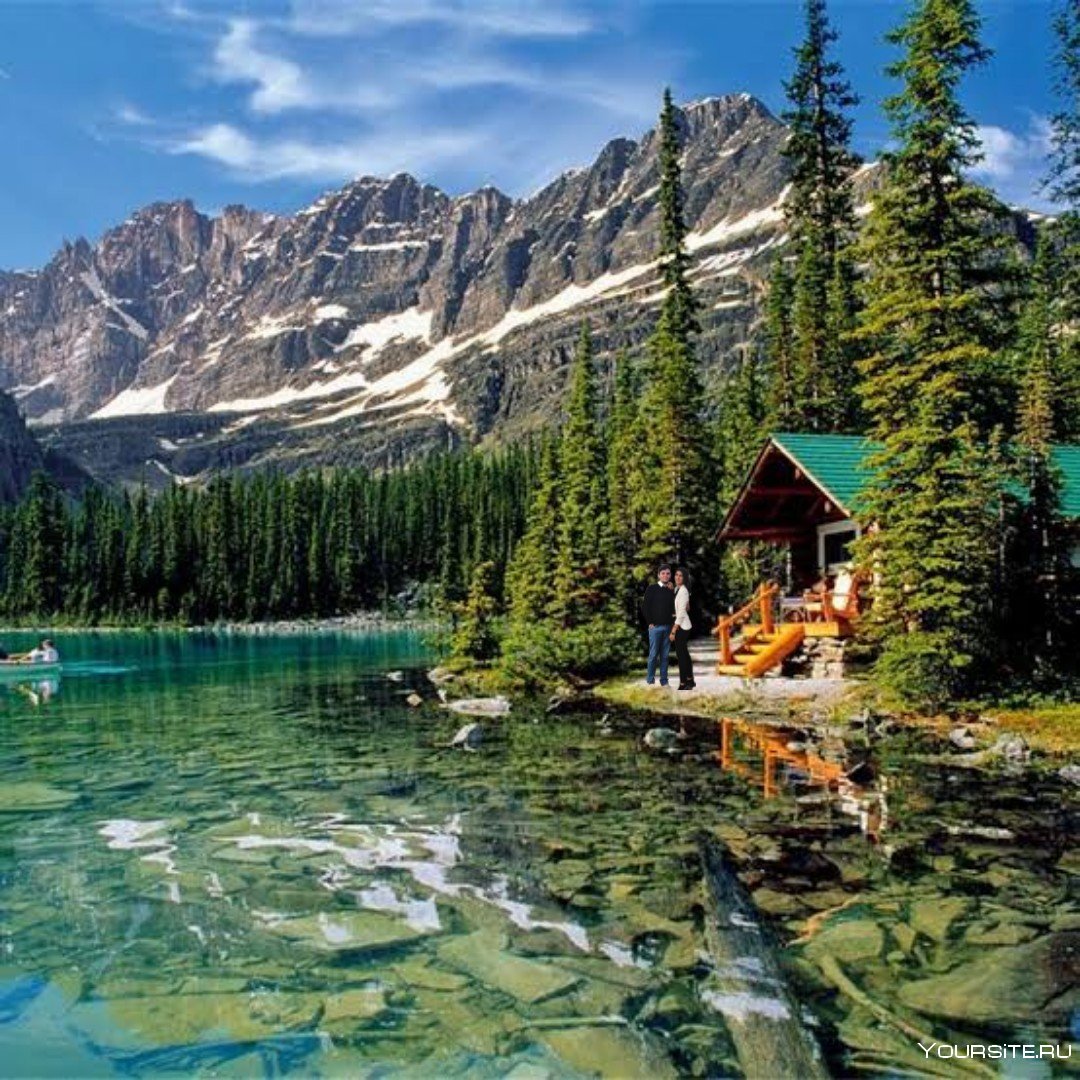Озеро Банфф в Канаде