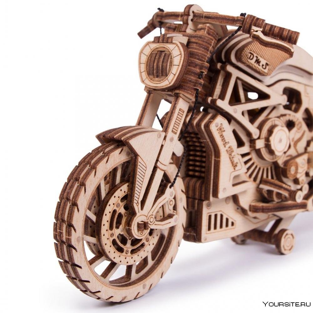 Сборная модель Wood Trick мотоцикл DMS (1234-36)
