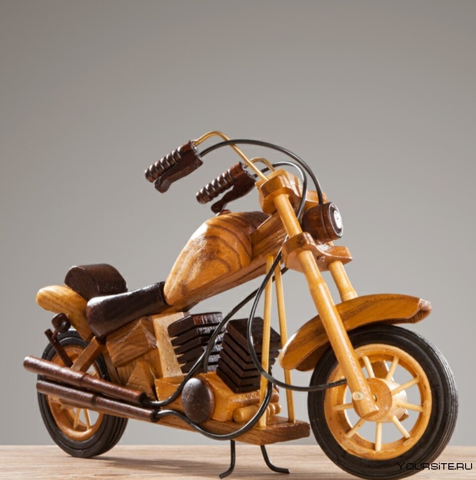 Деревянный мотоцикл своими руками
