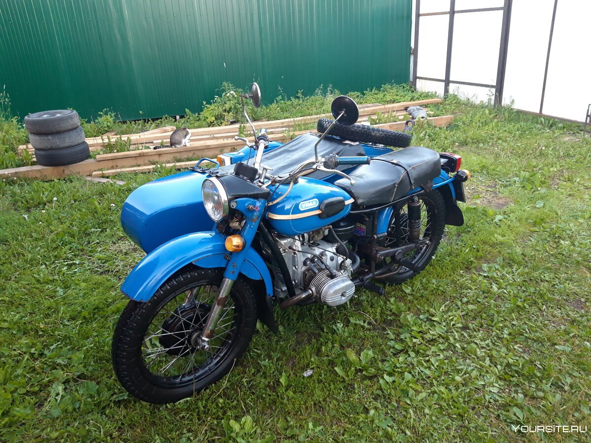 Мотоцикл Урал ИМЗ 8 103 синий