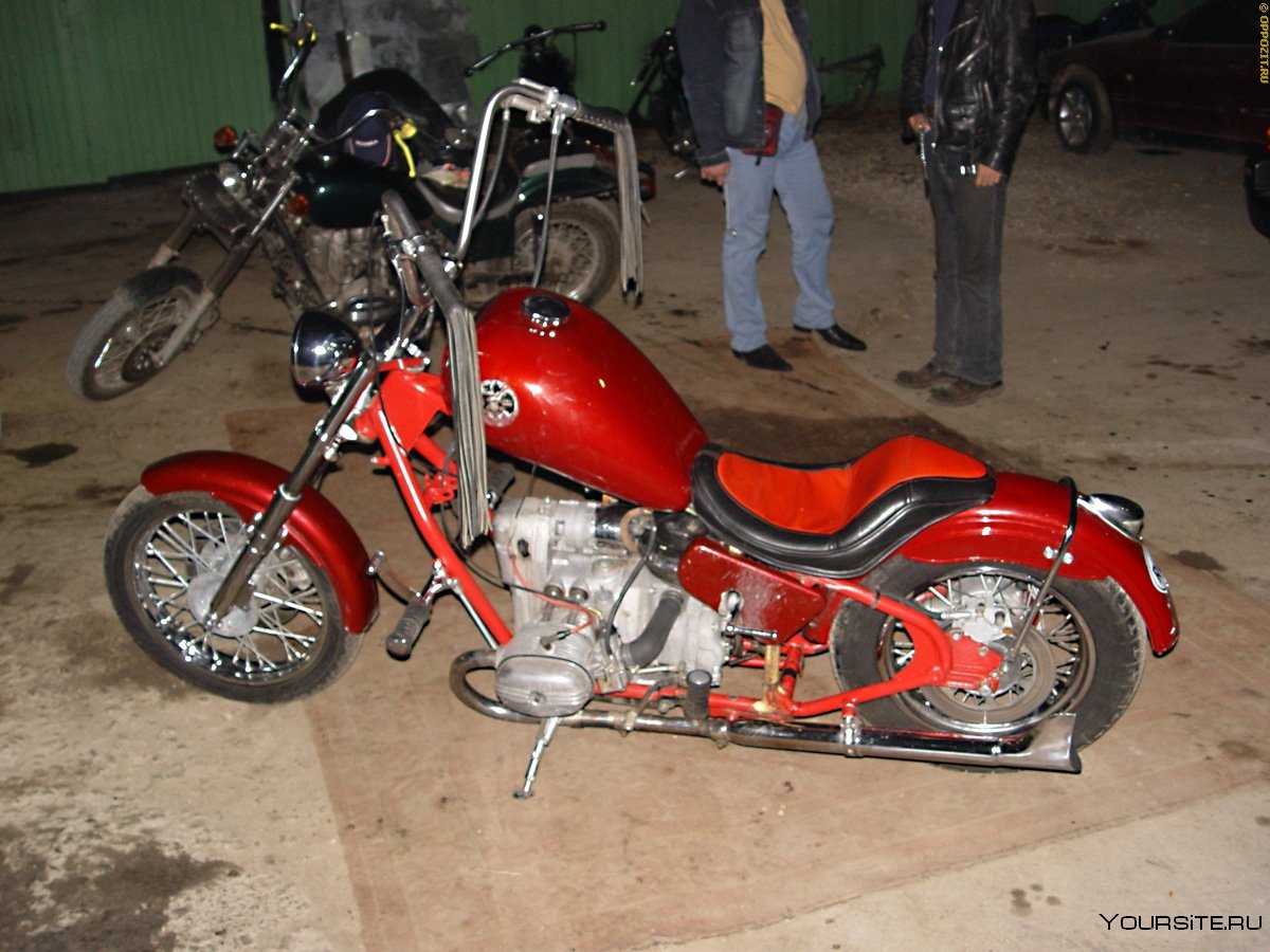 Мотоцикл Урал кастом чоппер