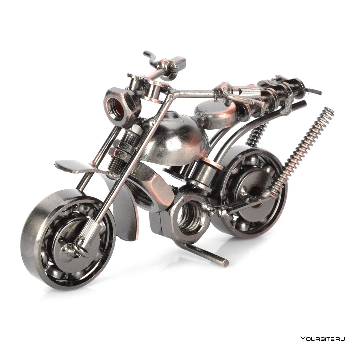 Бронзовая модель мотоцикла