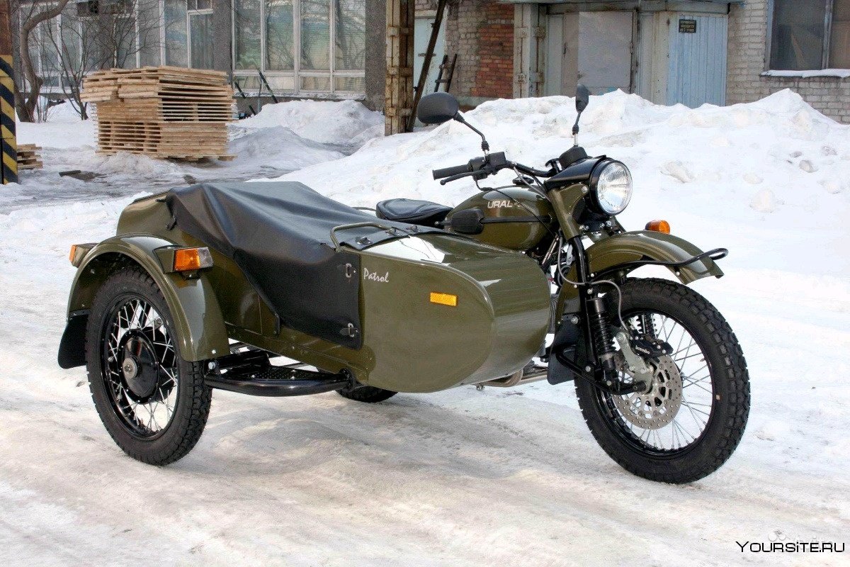 Мотоцикл Урал зимний