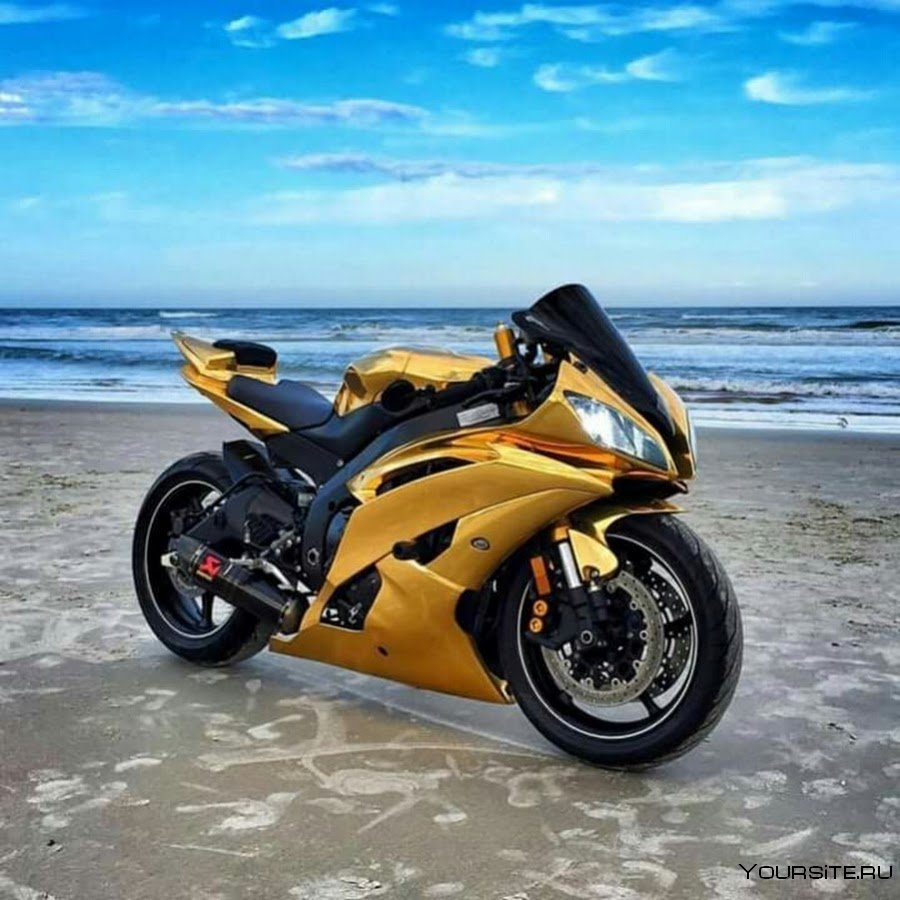 Yamaha r6 2011 золотой