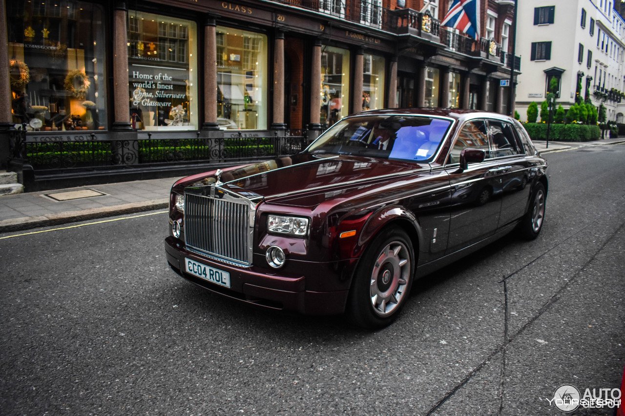 Rolls Royce Phantom 2013 красный