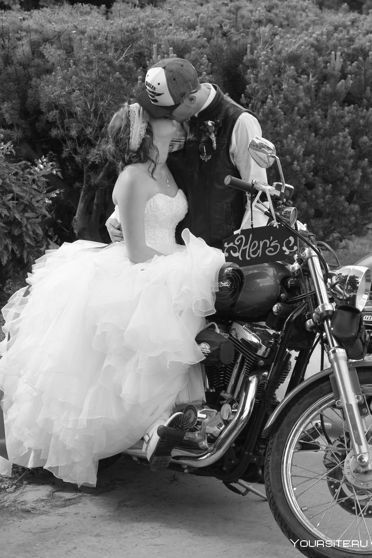 Свадьба на мотоциклах