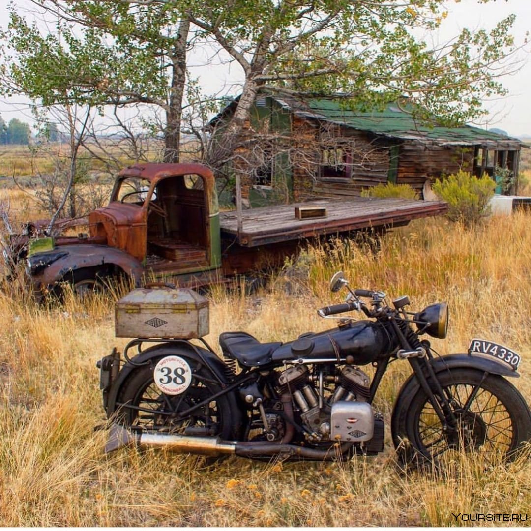 Старые большие мотоциклы