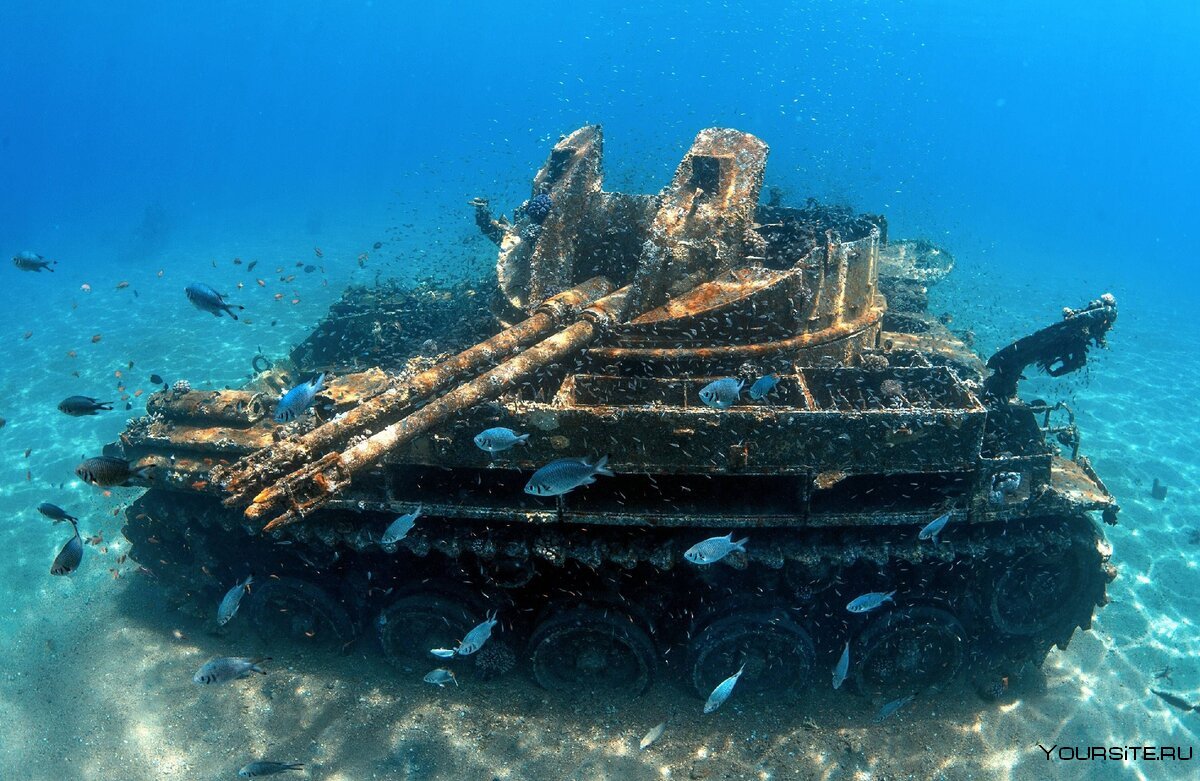 Затонувший танк Иордания