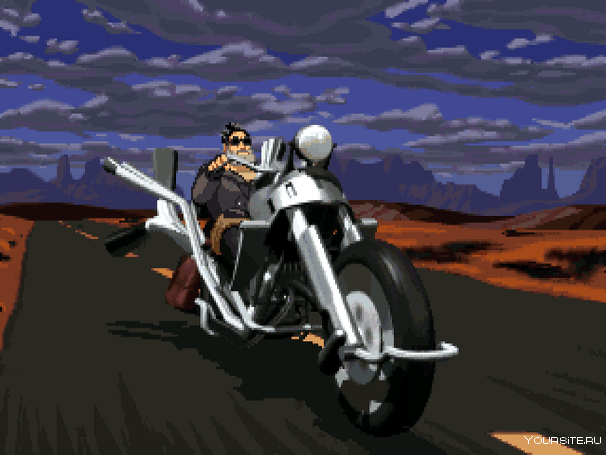 Пиксель арт мотоцикл