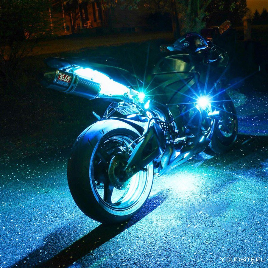 Yamaha r1 подсветка неон лед