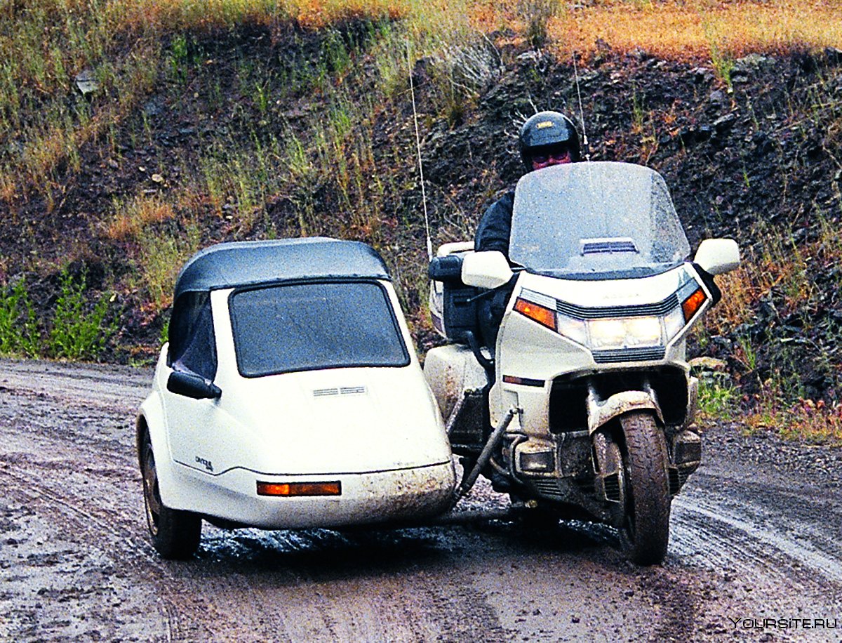 Honda x4 с коляской