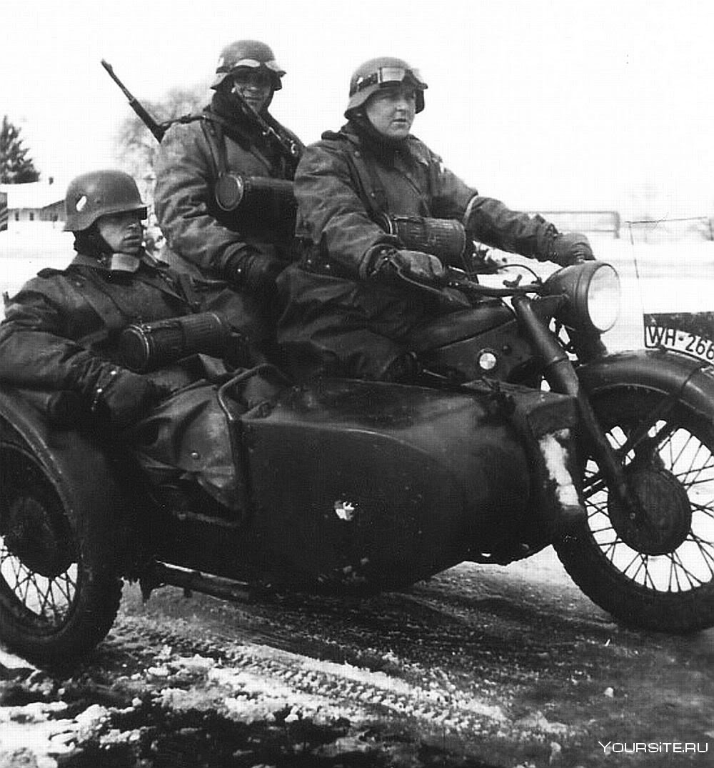 БМВ Р 12 мотоцикл вермахта