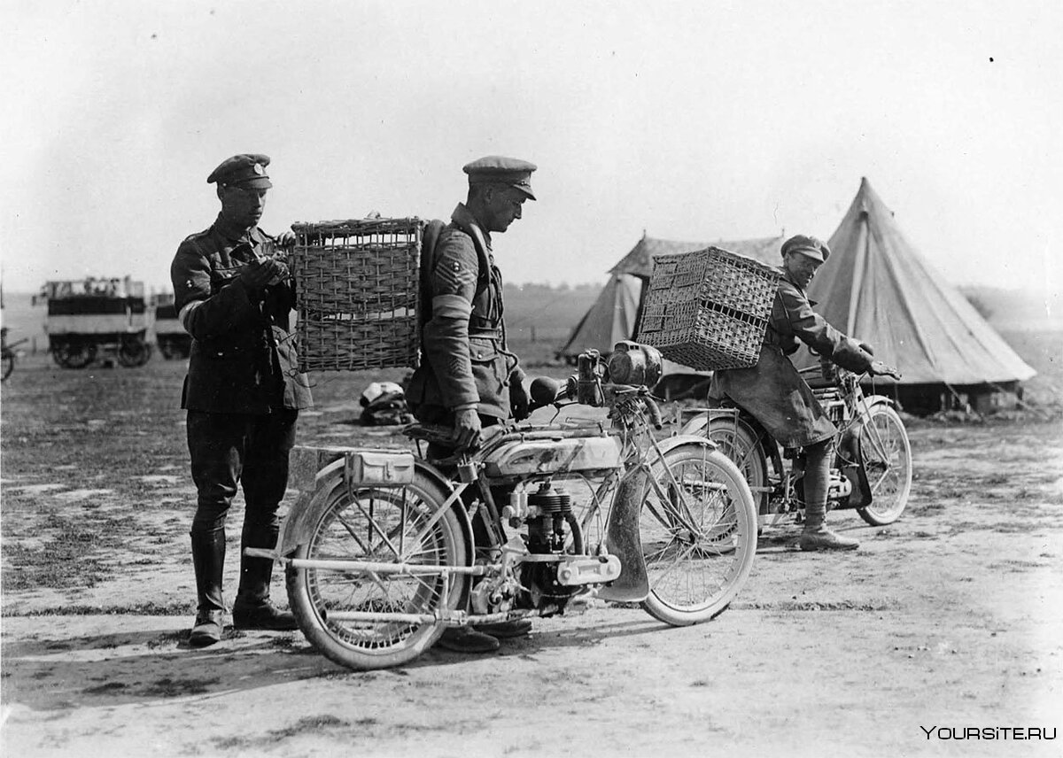 Немецкий мотоцикл 1914