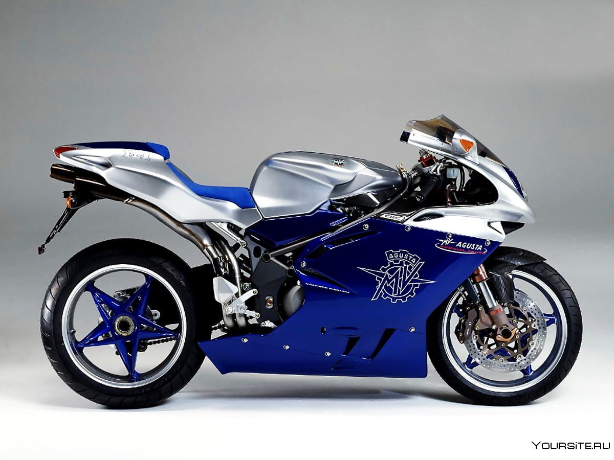 Мотоцикл Agusta f4 синий