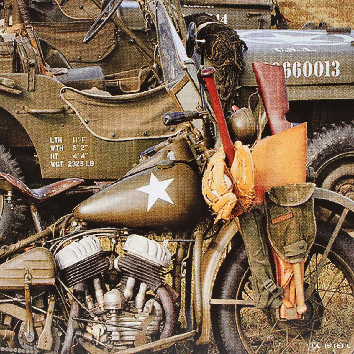 Военный мотоцикл 2000-10