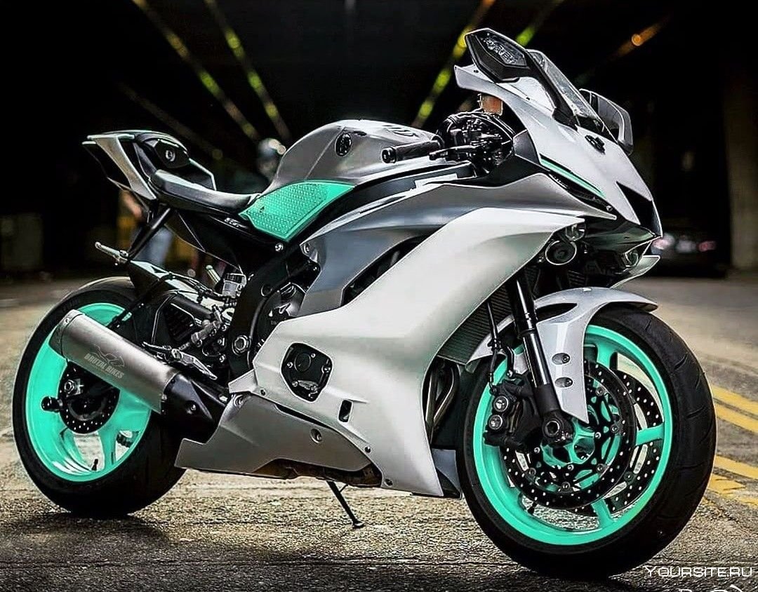 Yamaha r6 зеленый