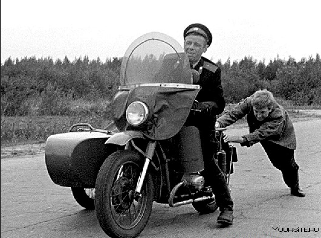 Мотоцикл Урал милиция
