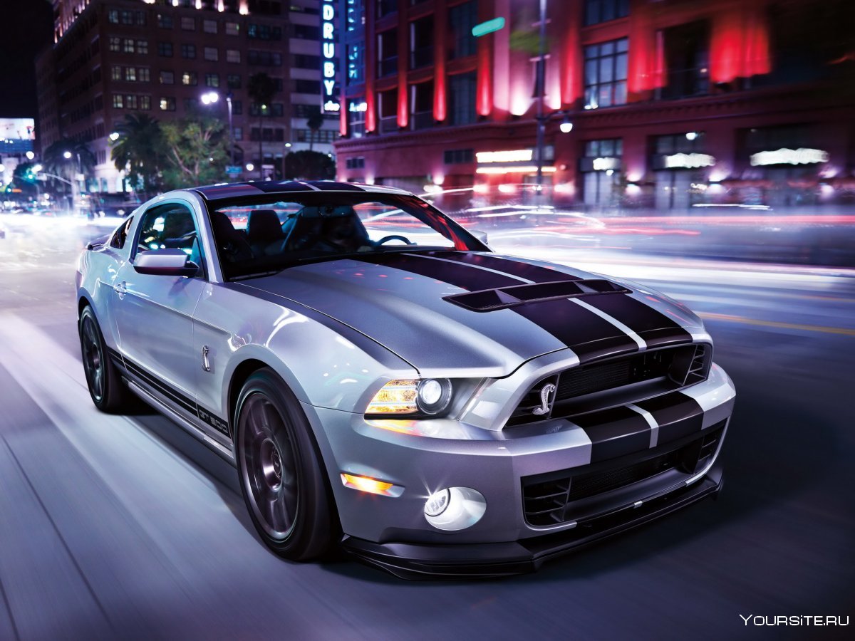Ford Shelby gt500 Blue